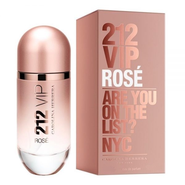 Carolina Herrera 212 VIP Rose EDP 80 ML קרולינה הררה בושם לאישה וי אי פי רוז אדפ לאישה 80 מ”ל