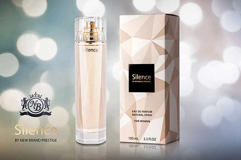 New Brand Perfumes Prestige Silence Women EDP 100 Ml  ניו ברנד סיילנס   בושם לאשה  אדפ 100מל