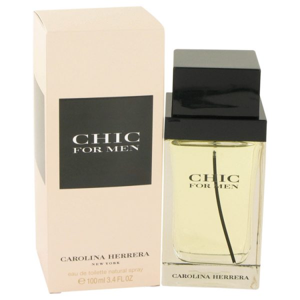 Carolina Herrera Chic 100 ML EDT Spray for Men קרולינה הררה שיק אדט לגבר 100 מ”ל