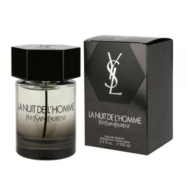 Yves Saint Laurent La Nuit De L’homme Men’s 100 ML Eau de Toilette Spray איב סאן לורן לה נויט דה להום אדט לגבר 100 מ”ל