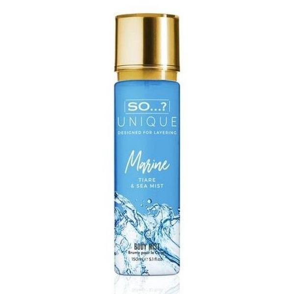 SO UNIQUE MARINE BODY MIST 150ml סו יוניק מארין מי גוף 150 מ”ל