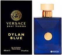 Versace Dylan Blue For Men Eau De Toilette 100 ml ורסצ’ה בושם דילן בלו אדט לגבר 100 מ”ל