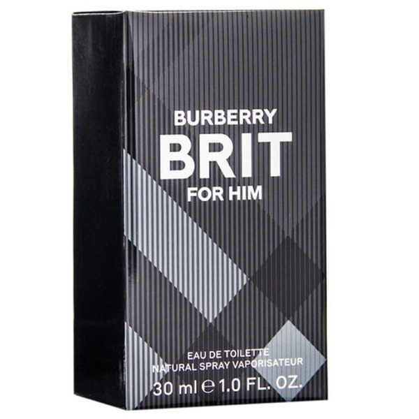 Burberry Brit For Him Eau De Toilette Spray 30 ml ברברי בריט פור הים אדט לגבר 30 מ”ל-בושם נדיר מאוד