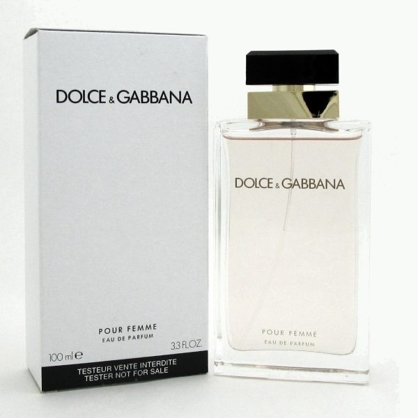 Dolce & Gabbana Tester Pour Femme Edp Spray 100 ml טסטר דולצ’ה גבאנה פור פאם אדפ 100 מ”ל בושם לאישה