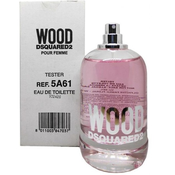 Dsquared2 Wood 100 ML Eau De Toilette Tester טסטר דסקוורד אוד פור הר אדט לאישה 100 מ”ל