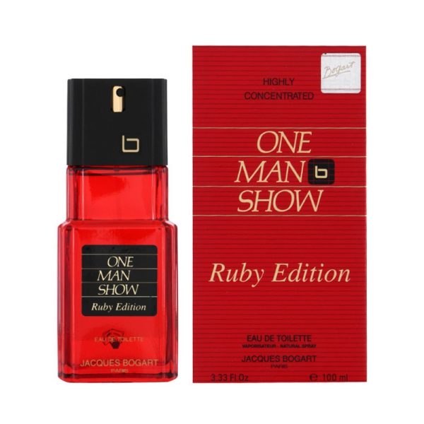 Jacques Bogart One Man Show Ruby Edition Men EDT 100 ml בוגארט וואן מן שואו רובי אדישן אדט 100 מ”ל