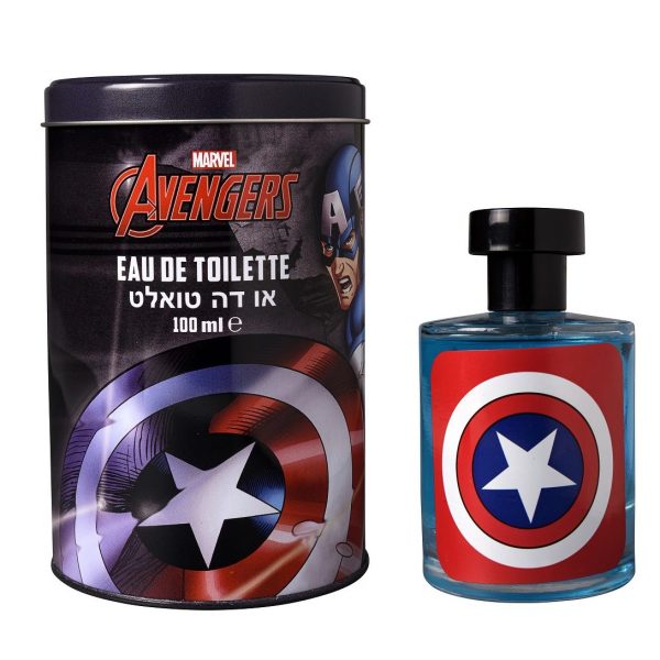 Marvel Avengers Captain America 100 ml EDT Steel Box דיסני בושם קפטן אמריקה אדט 100 מ”ל