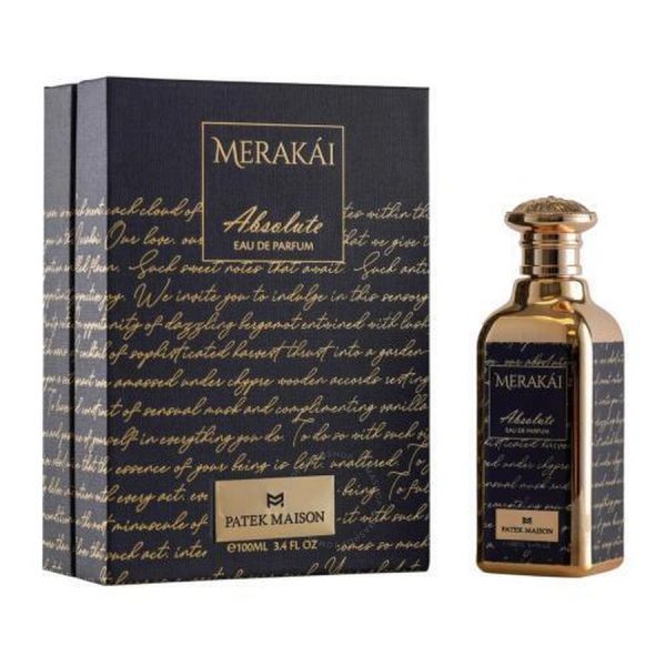 Patek Maison Merakai Absolute Unisex EDP Spray 100 ml פטק מייזון מראקיי אבסולוט אדפ 100 מ”ל בושם יוניסקס