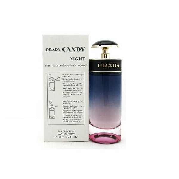 Prada Candy Night EDP Spray 80 ml Tester טסטר פראדה קנדי נייט 80 מ”ל אדפ לאישה