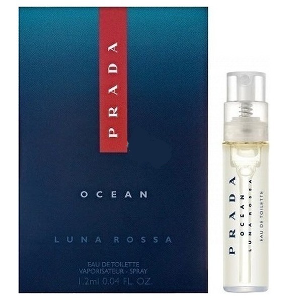 Prada Luna Rossa Ocean Eau De Toilette 1.2 ml Vial פראדה לונה רוסה אוסאון דוגמית אדט 1.2 מ”ל