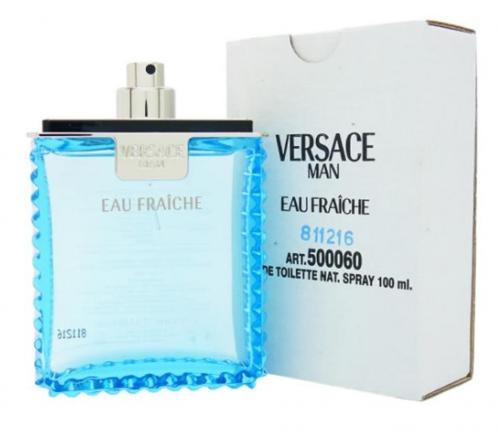 Versace Man Eau Fraiche Edt Tester 100 ML טסטר ורסצ’ה פרש אדט לגבר 100 מ”ל