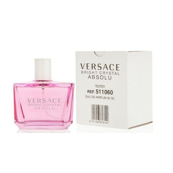 Versace Ladies Bright Crystal Absolu EDP Spray 90 ml Tester טסטר ורסצ’ה ברייט קריסטל אבסולו אדפ לאישה 90 מ”ל