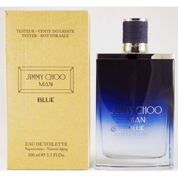 Jimmy Choo Man Blue EDT 100 ML Tester בושם טסטר ג’ימי צ’ו בלו אדט לגבר 100 מ”ל