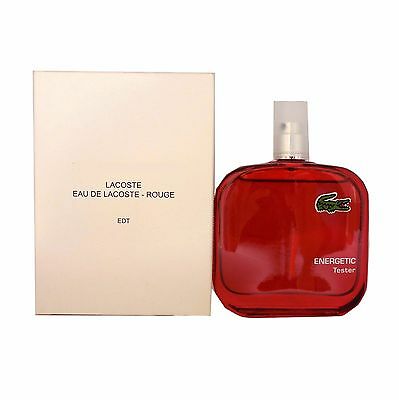 Lacoste Eau de Lacoste L12.12 Rouge for Men EDT 100 ml TESTER טסטר לקוסט או דה לקוסט לגבר א.ד.ט 100 מ”ל