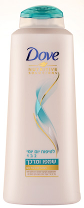 Dove Shampoo 2 in 1 for Normal and Dryדאב Dove שמפו ומרכך 2 ב-1 לשיער מלא לחות  600 מ”ל