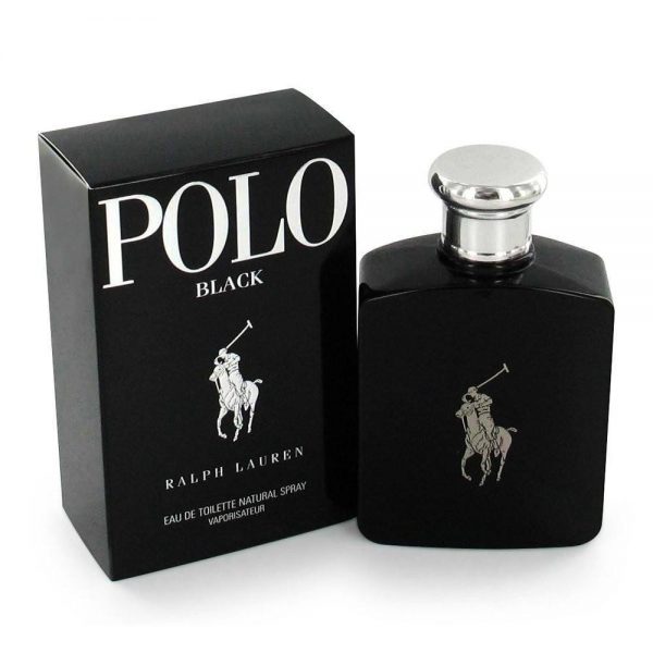 Ralph Lauren Polo Men’s Black 125 ML Eau de Toilette Spray ראלף לורן פולו בלאק אדט לגבר 125 מ”ל