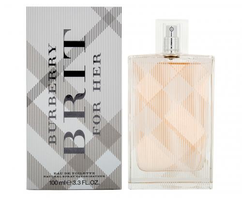 Burberry Brit for her Eau De Toilette Spray 100 ml ברברי בריט פור הר א.ד.ט לאשה 100 מ”ל