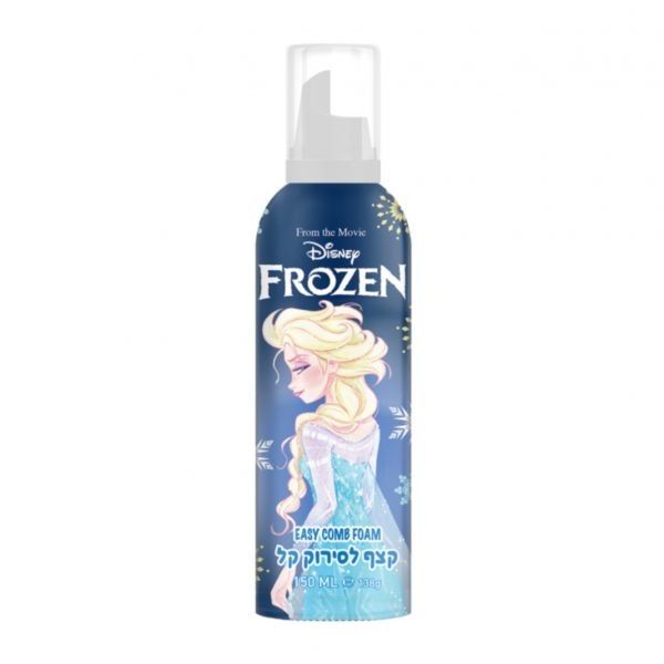 Disney Frozen Comb foam 150 ml  קצף לסירוק קל Disney פרוזן אלזה בגודל 150 מל