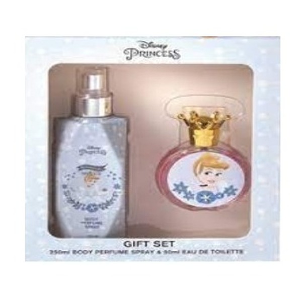 Disney Princess Gift Set 250ml Body Mist 50 ml EDT דיסני סט סינדרלה סט 50מ”ל +250 מבשם גוף