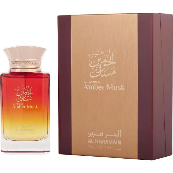 Al Haramain Amber Musk EDP Spray 100 ML Tester טסטר אל הרמיין אמבר מאסק אדפ יוניסקס 100 מ”ל