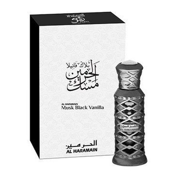 Al Haramain Musk Black Vanilla Unisex 12ml אל הרמיין מאסק בלאק ונילה פרפיום אויל יוניסקס 12 מ”ל- אל חרמיין