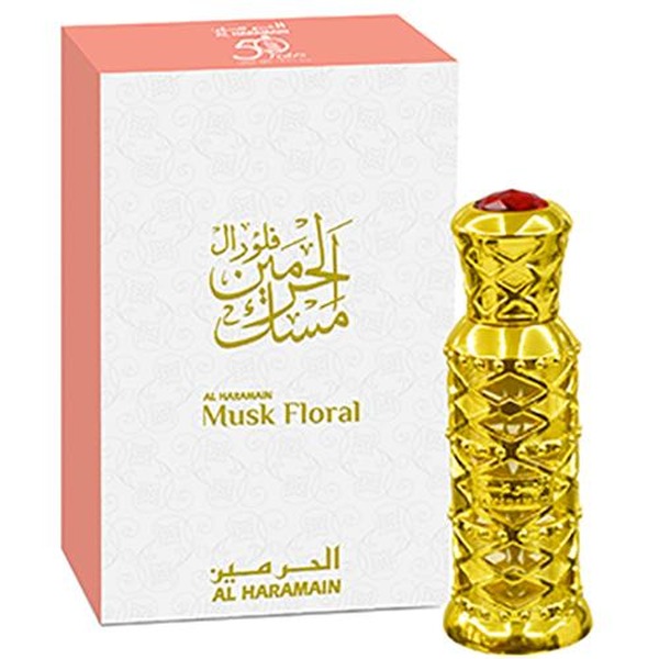 Al Haramain Musk Floral Unisex 12 ml אל הרמיין מאסק פלוראל פרפיום אויל יוניסקס 12 מ”ל