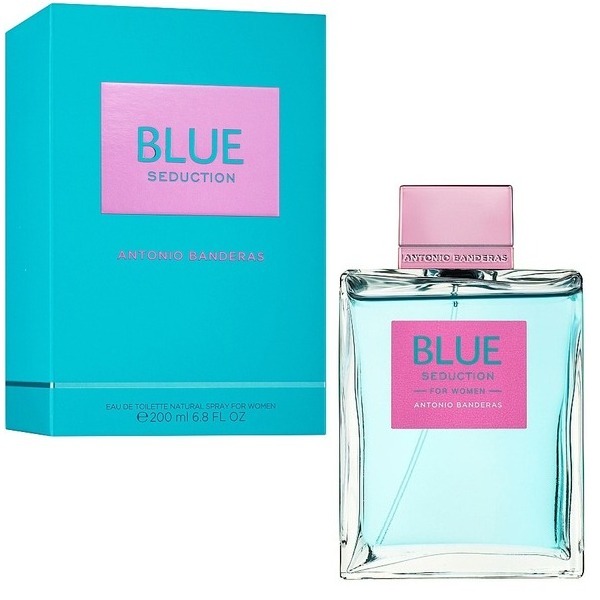 Antonio Banderas Blue Seduction Women EDT 200 ML Spray אנטוניו בנדרס בלו סדיוקיישן א.ד.ט 200 מ”ל