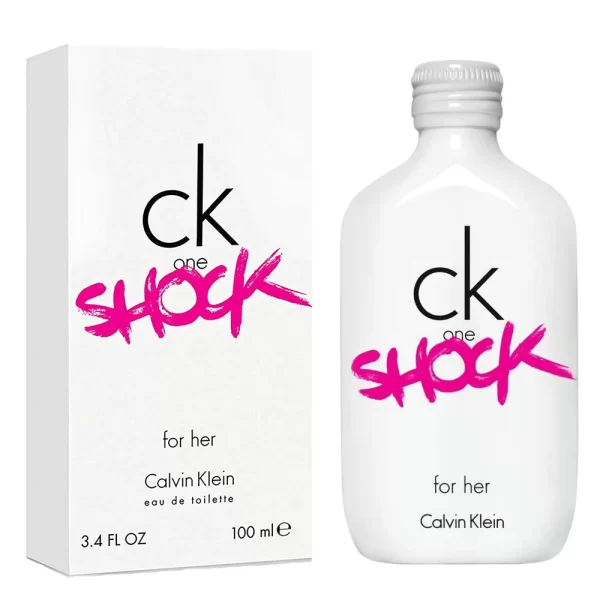 Calvin Klein CK One Shock for Her Eau De Toilette Spray 100 ML קלווין קליין סי קיי אווין שוק אדט 100 מ”ל בושם לאישה