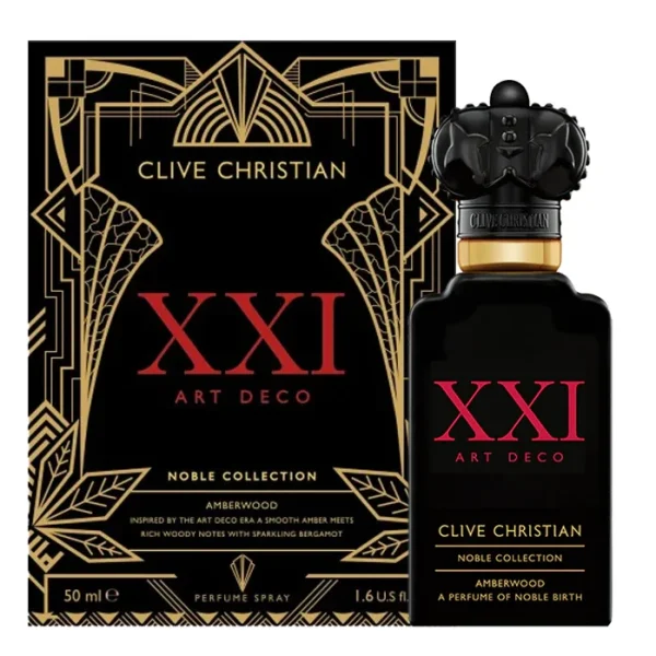 Clive Christian Art Deco Noble Collection XXI Amberwood Unisex EDP 50 ml Tester טסטר קלייב כריסטיאן נוביל קולקשן – XXI ארט דקו אמבר ווד אדפ לגבר 50 מ”ל