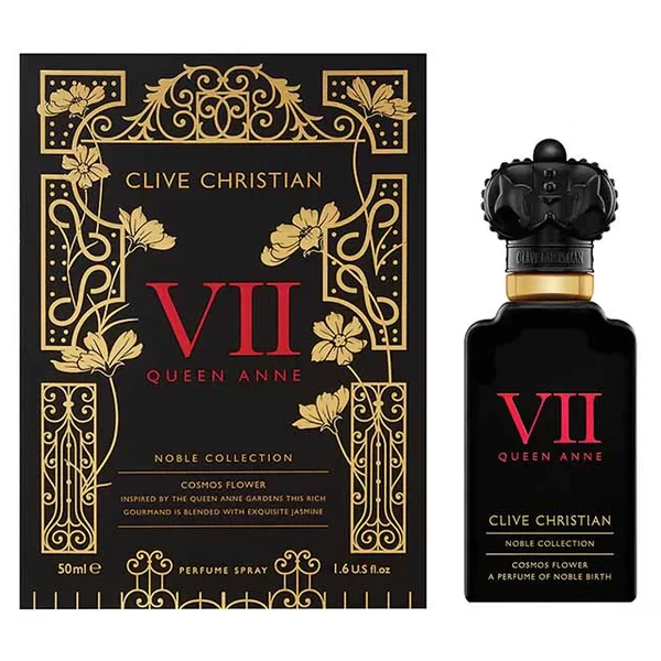 Clive Christian VII Queen Anne Cosmos Flower Feminine EDP 50 ml קלייב כריסטיאן VII קווין אן קוסמוס פלאוור אדפ לאישה 50 מ”ל