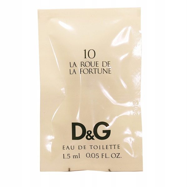 Dolce & Gabbana 10 La Roue De La Fortune EDT 1.5 ml Vial דולצ’ה גאבנה 10 לה רו דה לה פורטון אדט 1.5 מ”ל דוגמית