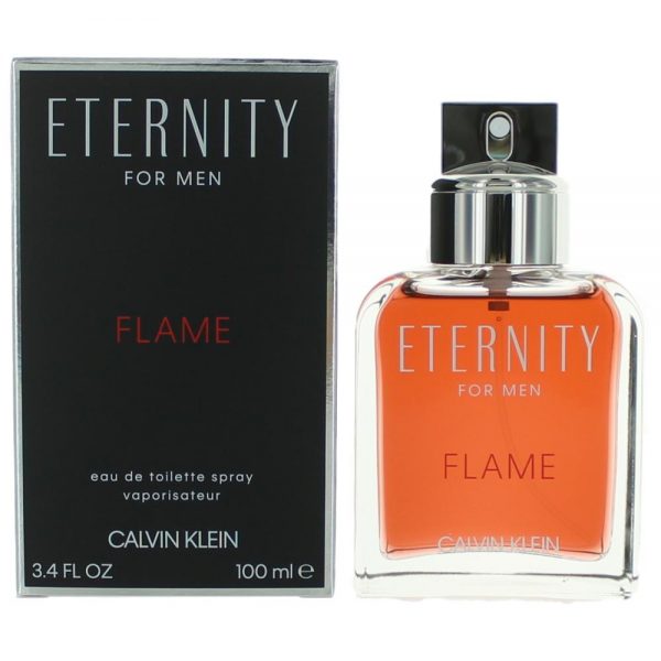 Calvin Klein Eternity Flame 100 ML Eau De Toilette Spray For Men קלווין קליין אינטרנטי פליים 100 מ”ל א.ד.ט לגבר