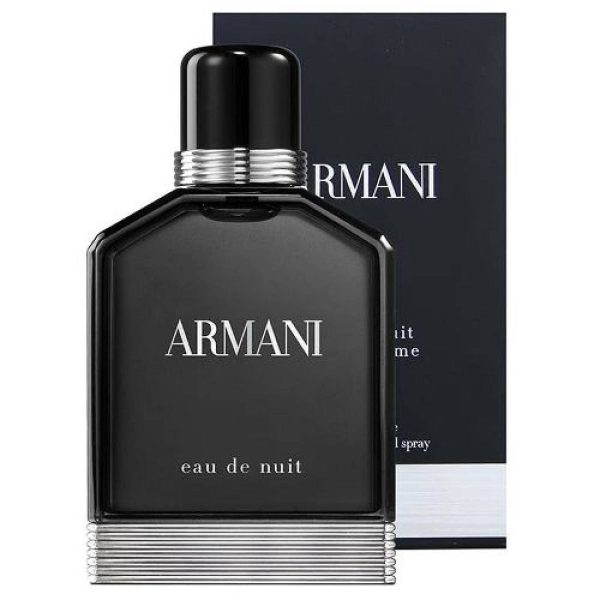 Giorgio Armani Armani Eau De Nuit Men Edt 100 ML ג’ורג’יו ארמני או דה נויוט אדט 100 מ”ל בושם לגבר נדיר מאוד