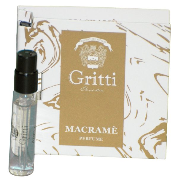 Gritti Macrame Perfume 2 ml vial דוגמית גריטי רברוד אדפ יוניסקס 2 מ”ל