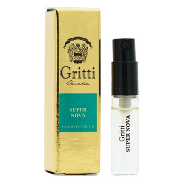 Gritti Super Nova Extrait De Parfum 2 ml vial דוגמית גריטי פניס אקסטרייט דה פרפיום יוניסקס 2 מ”ל