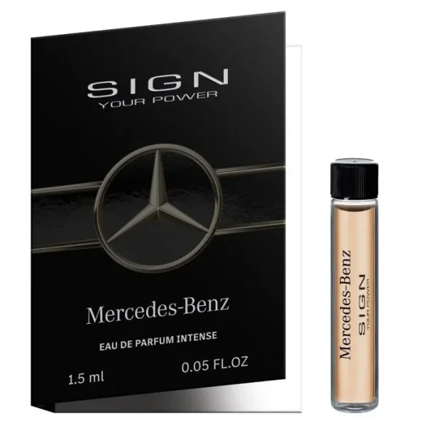 Mercedes Benz Sign Intense EDP 1.5 ml Vial דוגמית – אדפ 1.5 מ”ל – מרצדס