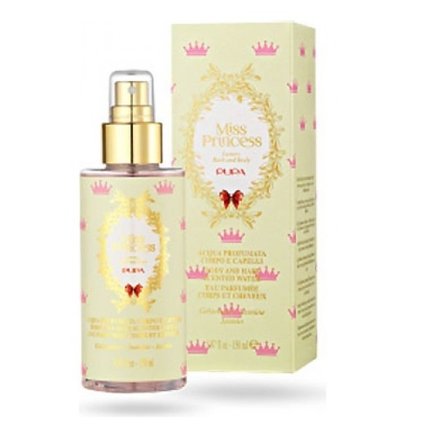 Pupa Miss Princess Luxury Bath & Body Body And Hair Scented Water Jasmin 150 ML מים מבושמים לגוף ולשיער