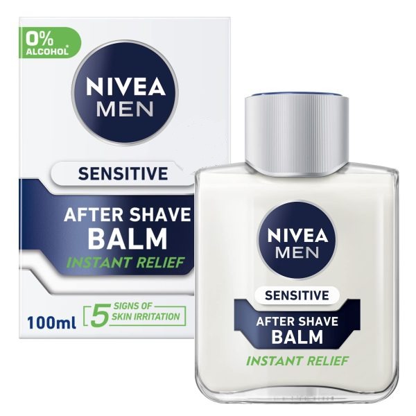 Nivea After Shave Balm For Sensitive Skin 100 ml ניואה תחליב לאחר גילוח לעור רגיש