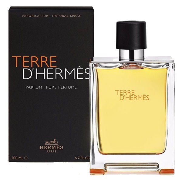 Terre de Hermes Men Parfum Pure Perfume 200 ml טר ד’הרמס פיור פרפיום 200 מ”ל מבית הרמס