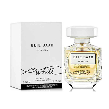 Elie Saab Le Parfum In White EDP Spray 90ML Tester טסטר אלי סאאב לה פרפיום אין וויט אדפ לאישה 90 מ”ל