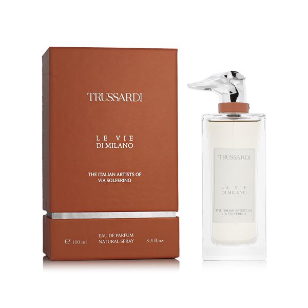 Trussardi Le Vie Di Milano The Italian Artist Of Via Solferino Unisex EDP 100 ML Tester טסטר טרוסרדי לה ויה די מילאנו ויה סולפרינו אדפ יוניסקס 100 מ”ל