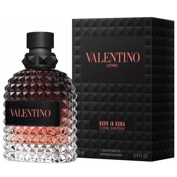 Valentino Born In Roma Uomo Coral Fantasy EDT Spray 100 ML ולנטינו בורן אין רומה יומו קורל פנטזי אדט 100 מ”ל