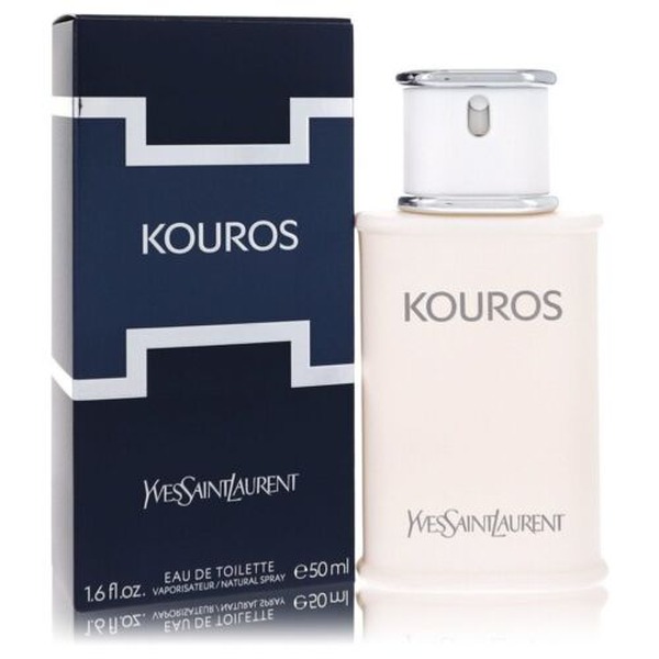 Yves Saint Laurent Kouros Men Edt 50 ML איב סאן לורן קורוס אדט 50 מ״ל בושם נדיר מאוד