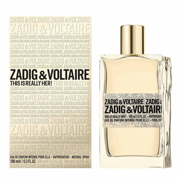 Zadig and Voltaire This is Really Her Women Eau De Parfum Intense 100 ML זדיג וולטייר דיס איז רילי הר א.ד.פ אינטנס 100 מ”ל