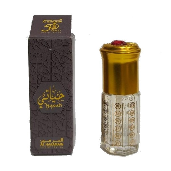 Al Haramain Hayati Perfume Oil 3ml Refill bottle Unisex אל חרמיין חייאתי פרפיום אויל יוניסקס מילוי 3 מ”ל