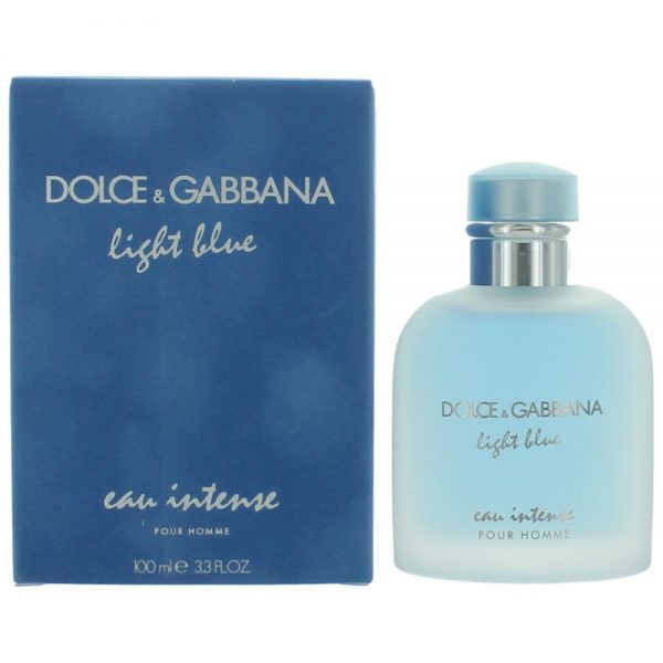 Dolce Gabbana Light Blue Eau Intense 100 ML דולצ’ה וגבאנה לייט בלו אינטנס אדפ לגבר 100 מ”ל