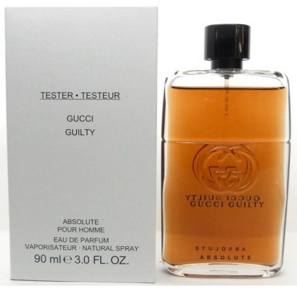 Gucci GUILTY ABSOLUTE Homme EDP Refill Travel Spray 10ML מגיע במיכל אישי  למילוי חוזר 10 מ”ל