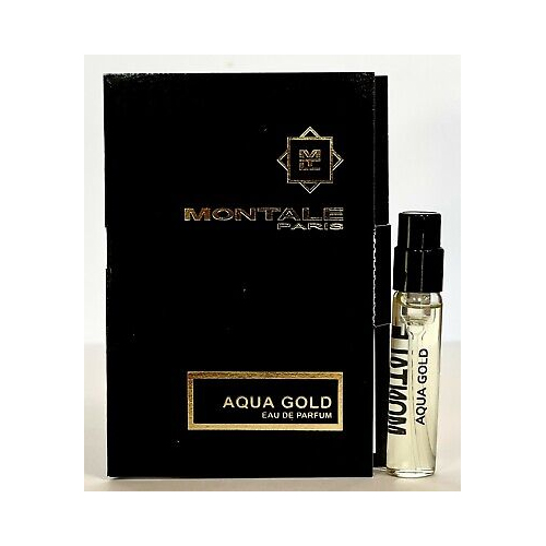 Sample Montale Aqua Gold EDP For Women 2 ML Vial מונטל דוגמית אקווה גולד אדפ יוניסקס 2 מ”ל