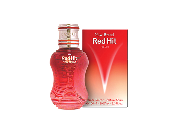 New Brand Men’s Red Hit EDT 100 ML Spray ניו ברנד רד היט בושם לגבר אדט 100 מ”ל