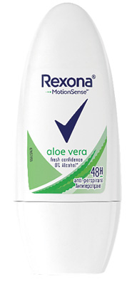 Rexona Aloe Vera Deodorant Roll On 50 ml רקסונה לאשה דאודורנט רול-און אלוורה